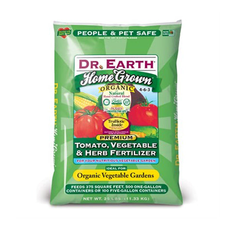 Dr. Earth Home Grown Organic Tomato, Vegetable & Herb Fertilizer 4-6-3