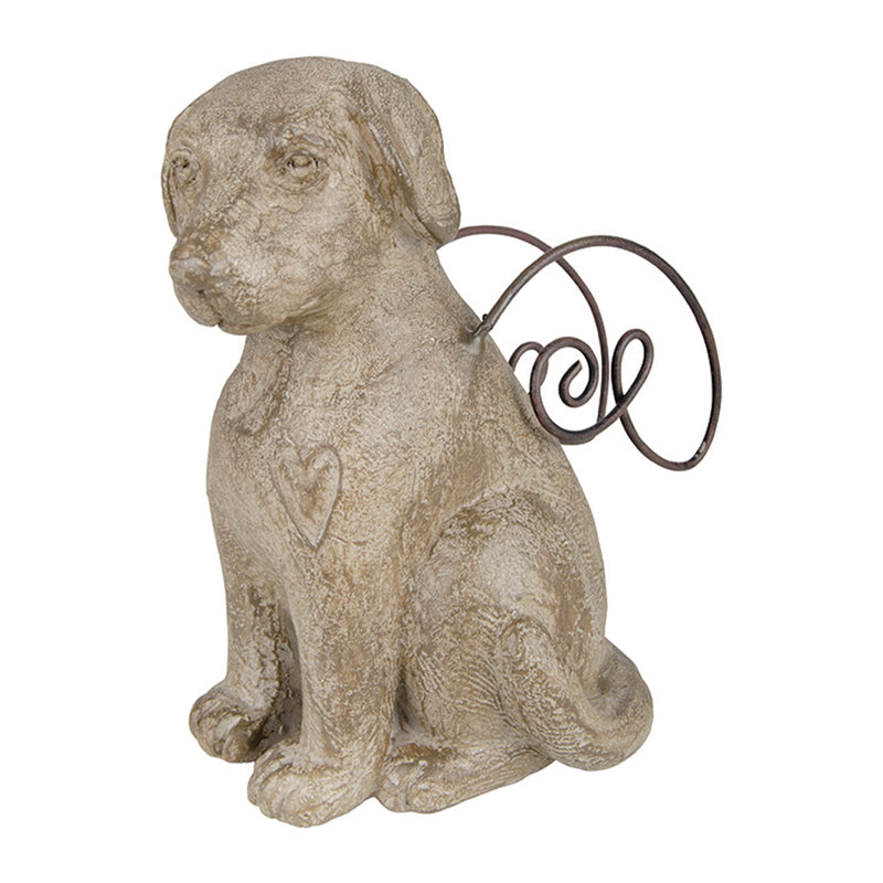 Faithful Friend Devoted Angels Dog Figurine