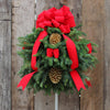 Bright Red Memorial Topiary Ball