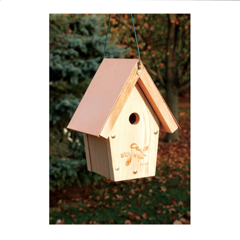 WOODLINK Coppertop Hanging Chickadee/Wren House