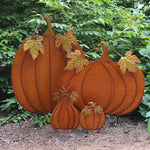 Large Pumpkin Garden Stake
