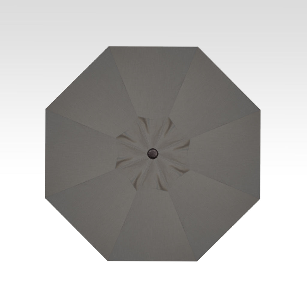 9' Auto Tilt SWV Umbrella with Black Frame/Pole