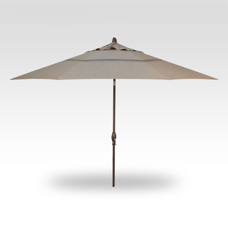 11' Auto Tilt DWV Umbrella with Bronze Frame/Pole