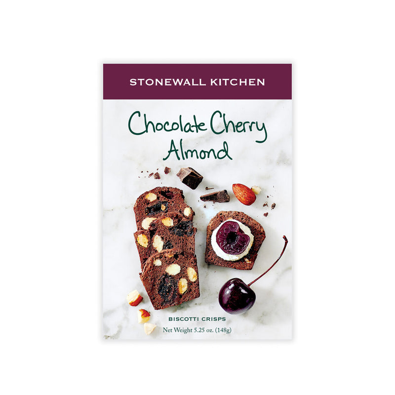 Stonewall Kitchen Chocolate Cherry Almond Biscotti Crisps
